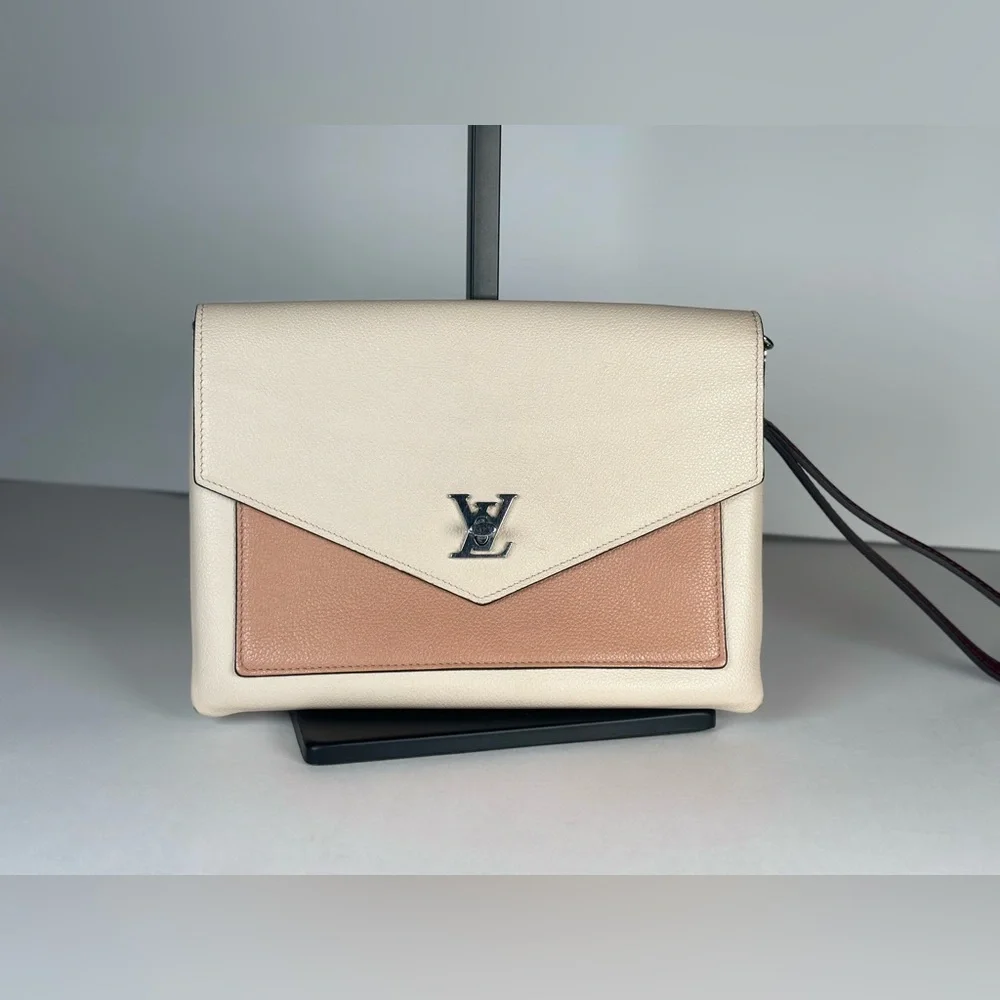 Authentic Louis Vuitton Pink MyLockMe Wristlet Clutch